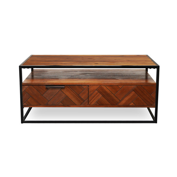 17 Stories Hadaway Wood Coffee Table Wayfair